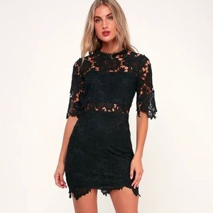 A Fine Romance Lace Sheath Dress | Lulus